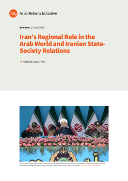 Iran's Regional Role in the Arab World and Iranian State-Society Relations