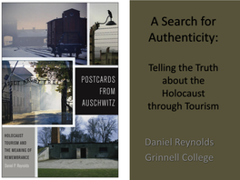 Tourism and Holocaust Remembrance
