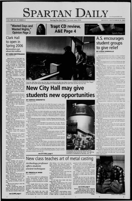 New City Hall May Give Students New Opportunities