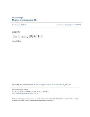 The Ithacan, 1938-11-11