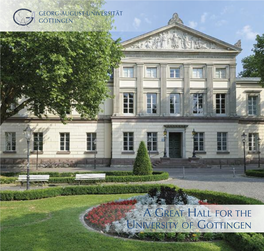A Great Hall for the University of Göttingen