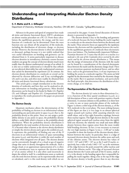 Understanding and Interpreting Molecular Electron Density Distributions