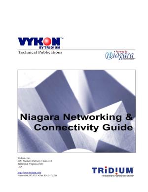 Niagara Networking and Connectivity Guide