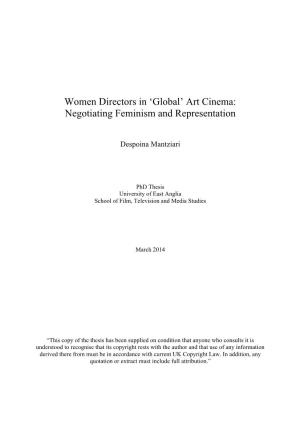 Women Directors in 'Global' Art Cinema: Negotiating Feminism And