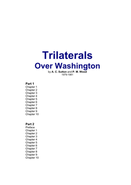Trilaterals Over Washington by A