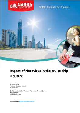 Impact of Norovirus in the Cruise Ship Industry