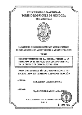 Tolribio RODRÍGUEZ D1E Mlendoza DE AMAZONAS