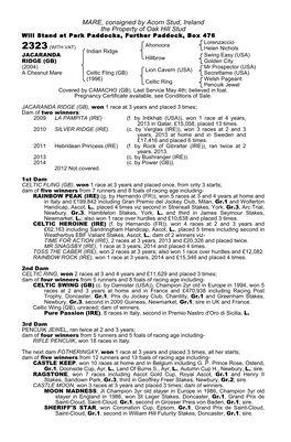 MARE, Consigned by Acorn Stud, Ireland the Property of Oak Hill Stud
