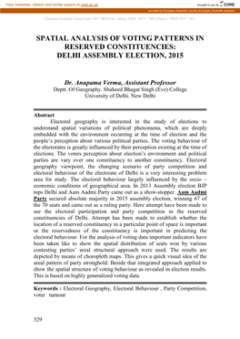 Delhi Assembly Election, 2015