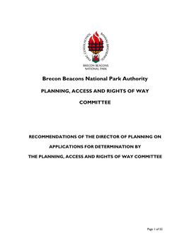 Planning, Access and Rights of Way Committee