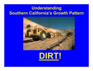 Understanding California's Growth Pattern