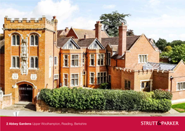 2 Abbey Gardens Upper Woolhampton, Reading, Berkshire