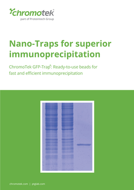 Nano-Traps for Superior Immunoprecipitation