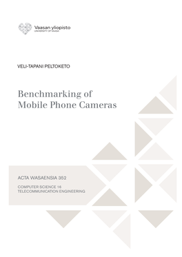 Benchmarking of Mobile Phone Cameras