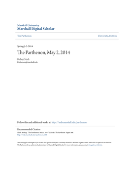 The Parthenon, May 2, 2014