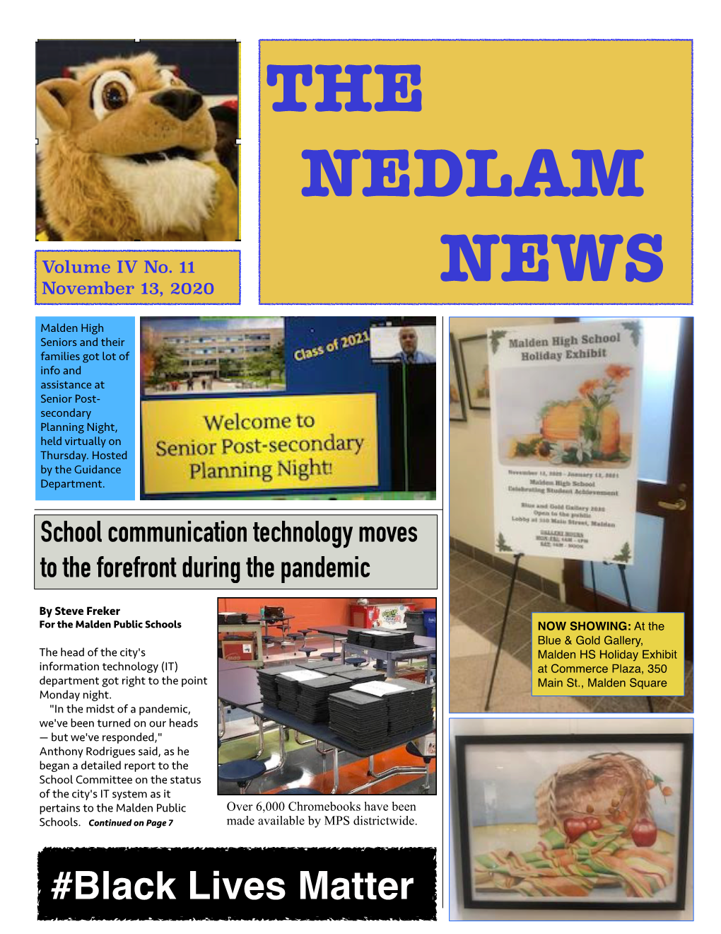 NEDLAM NEWS Vol IV No. 11 November