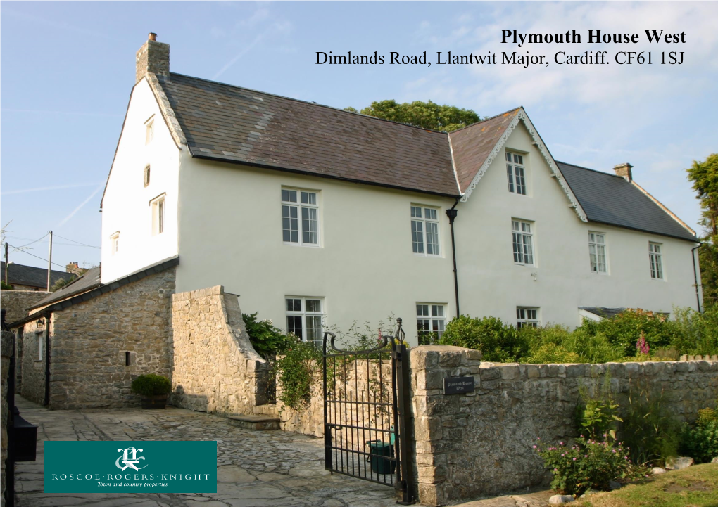 Plymouth House West Dimlands Road, Llantwit Major, Cardiff