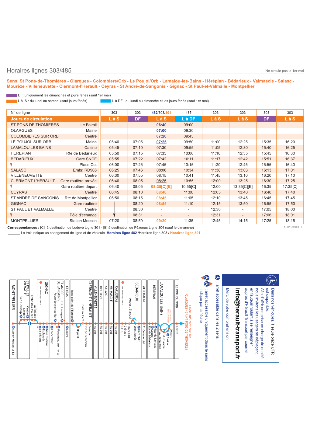 Horaires Des Bus De Ligne Hérault Transport