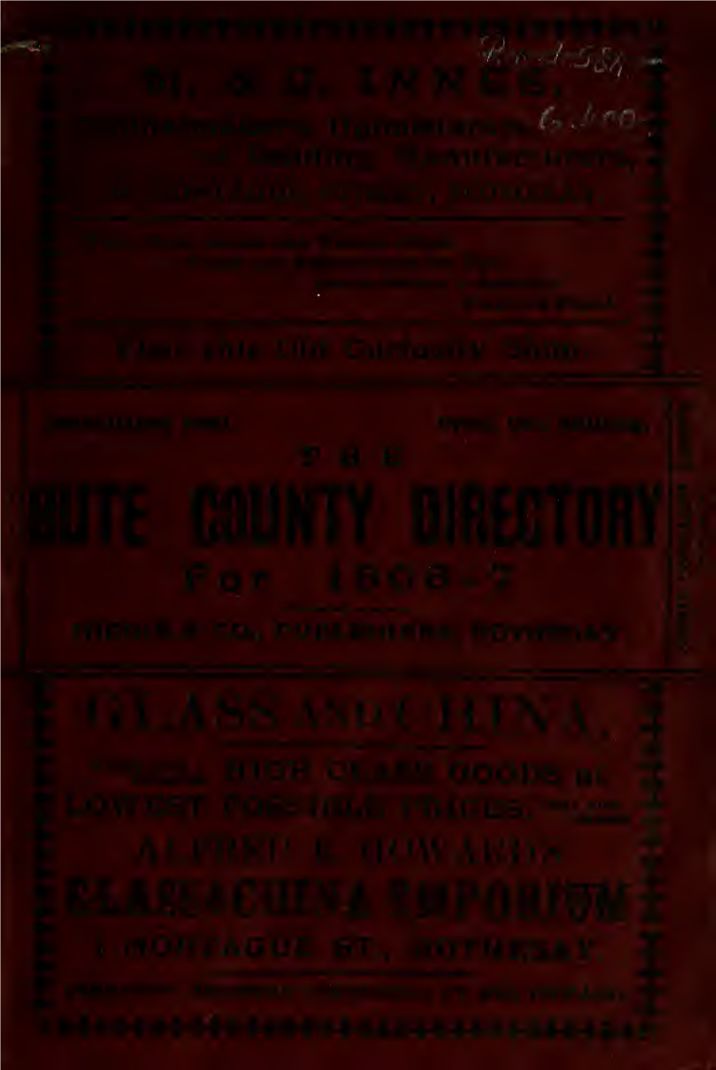 Bute County Directory For