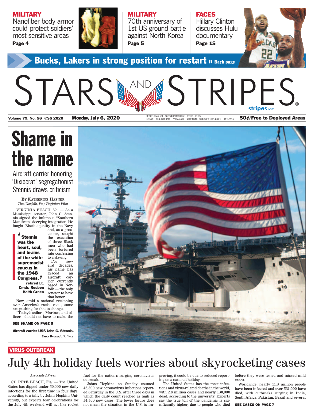 Shame in the Name Aircraft Carrier Honoring ‘Dixiecrat’ Segregationist Stennis Draws Criticism