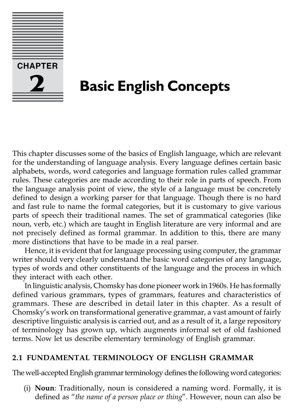 Basic English Concepts