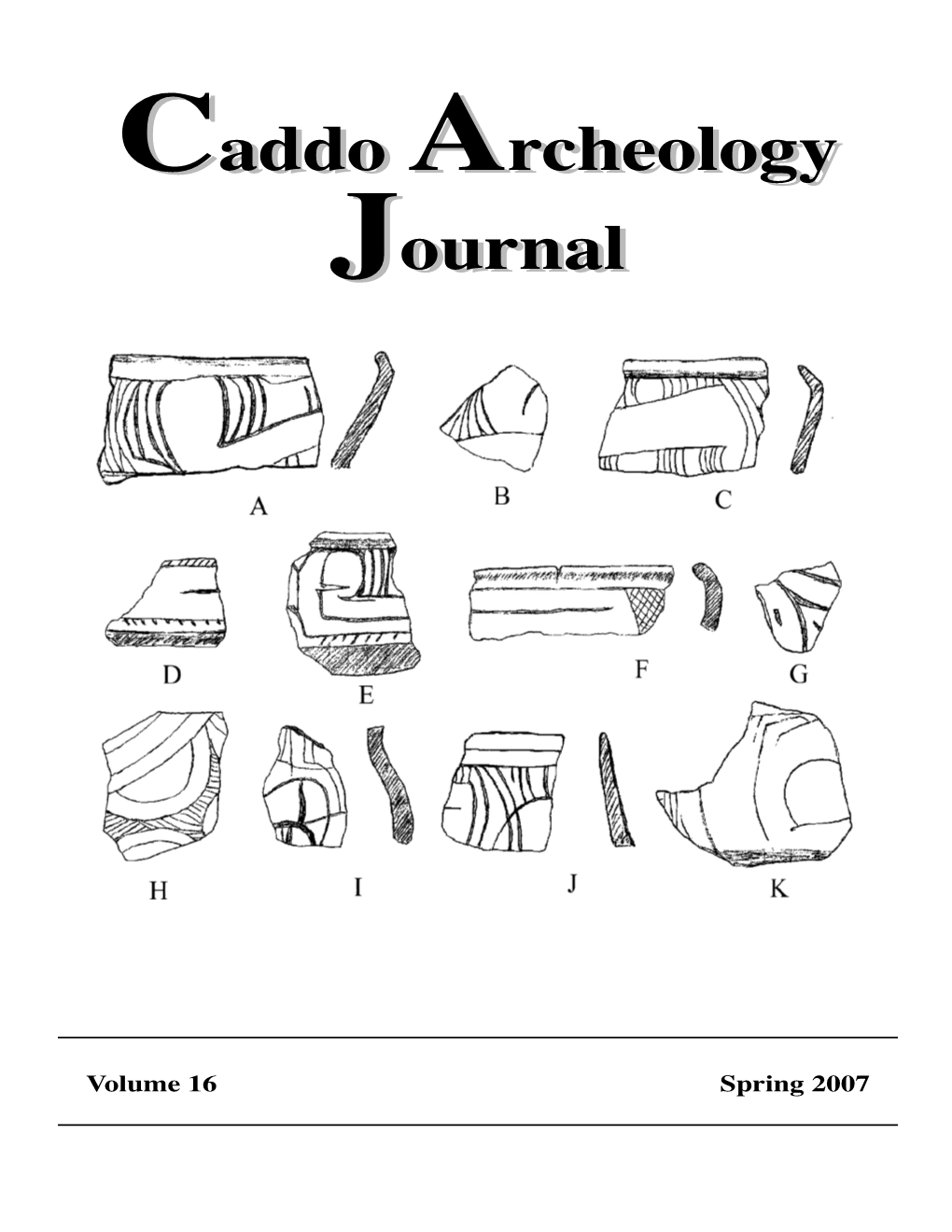 Caddo Archeology Journal