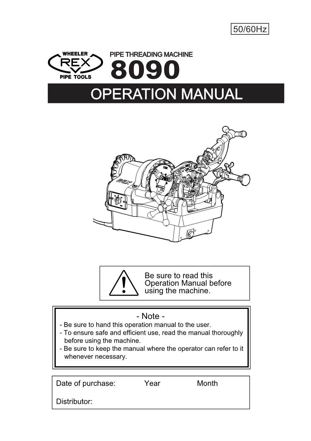 8090 Operation Booklet