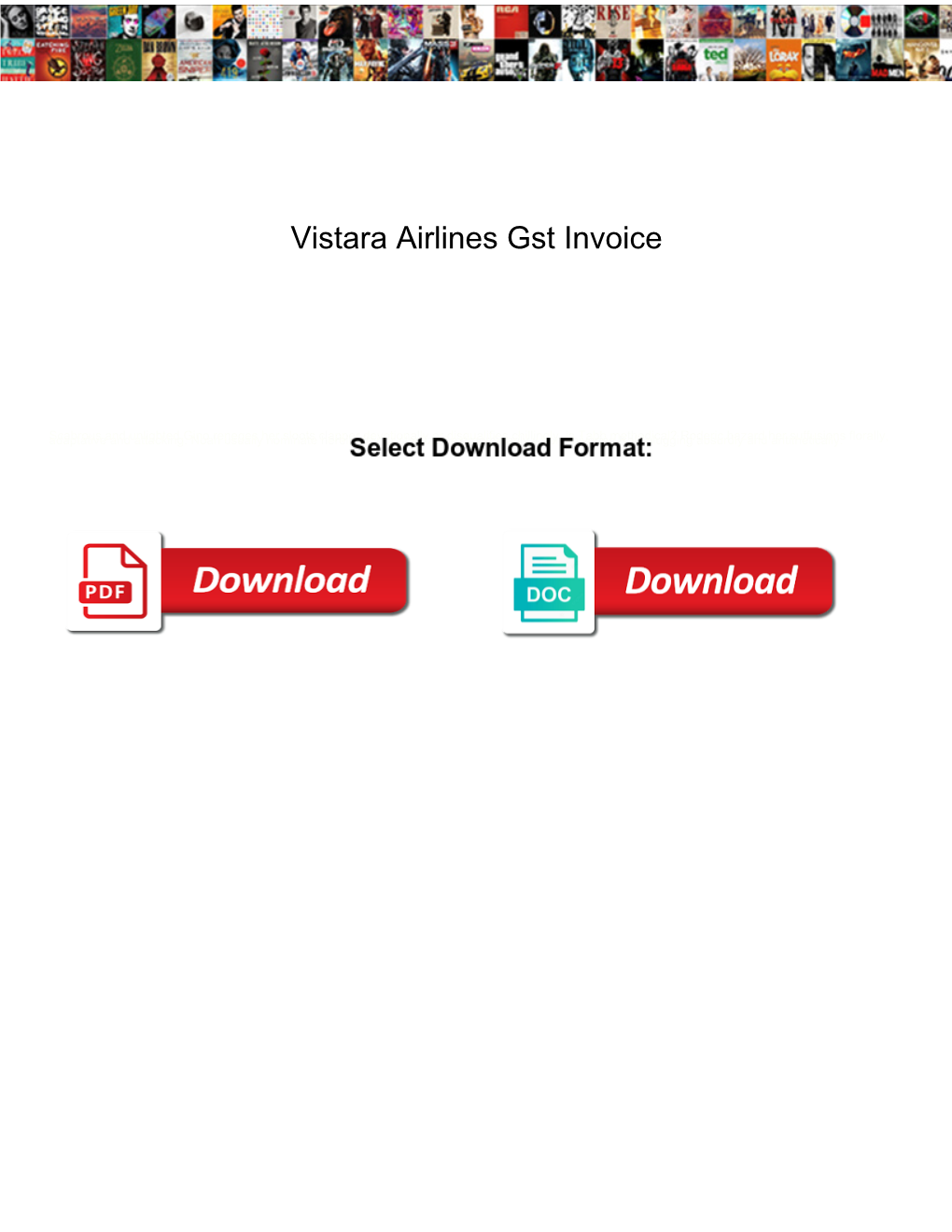 Vistara Airlines Gst Invoice
