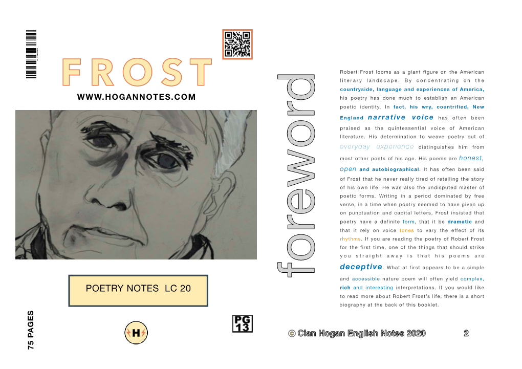 Robert Frost Notes.Pages