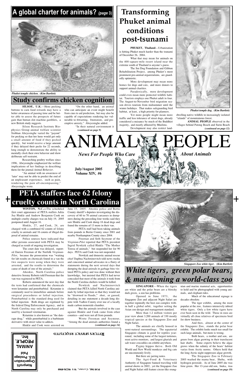 Animal People News