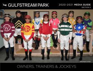 Owners, Trainers & Jockeys