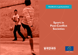 Sport in Post-Conflict Societies