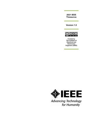 Download the 2021 IEEE Thesaurus