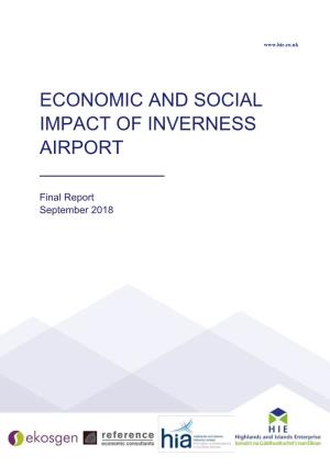 Economic and Social Impact of Inverness Airport