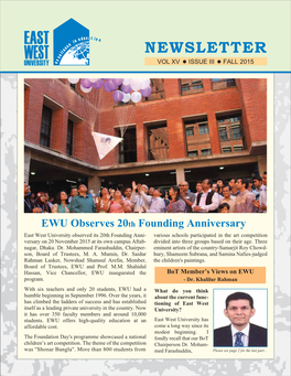 Newsletter Vol Xv Issue Iii Fall 2015