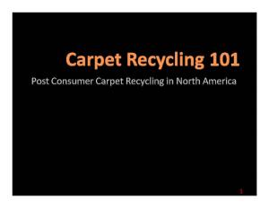 Carpet Recycling