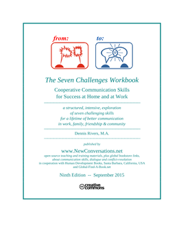 Seven Challenges Workbook