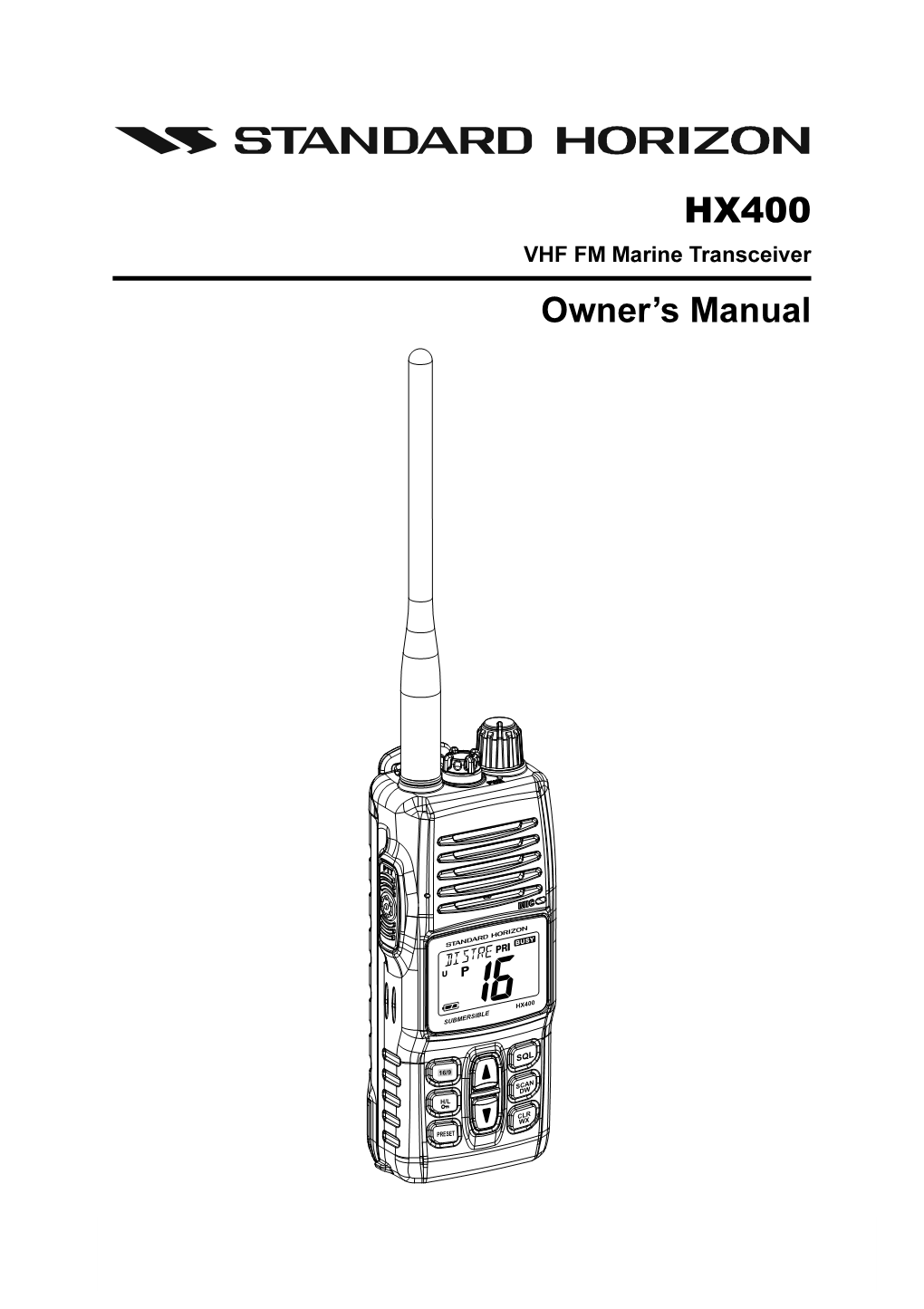 HX400 Owner's Manual