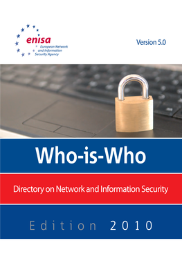 Who-Is-Who Directory on NIS–Edition 2010