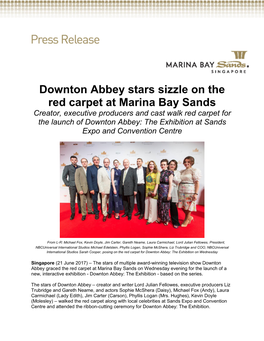 Downton Abbey Stars Sizzle on the Red Carpet at Marina Bay Sands