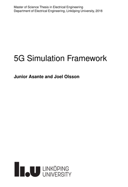 5G Simulation Framework
