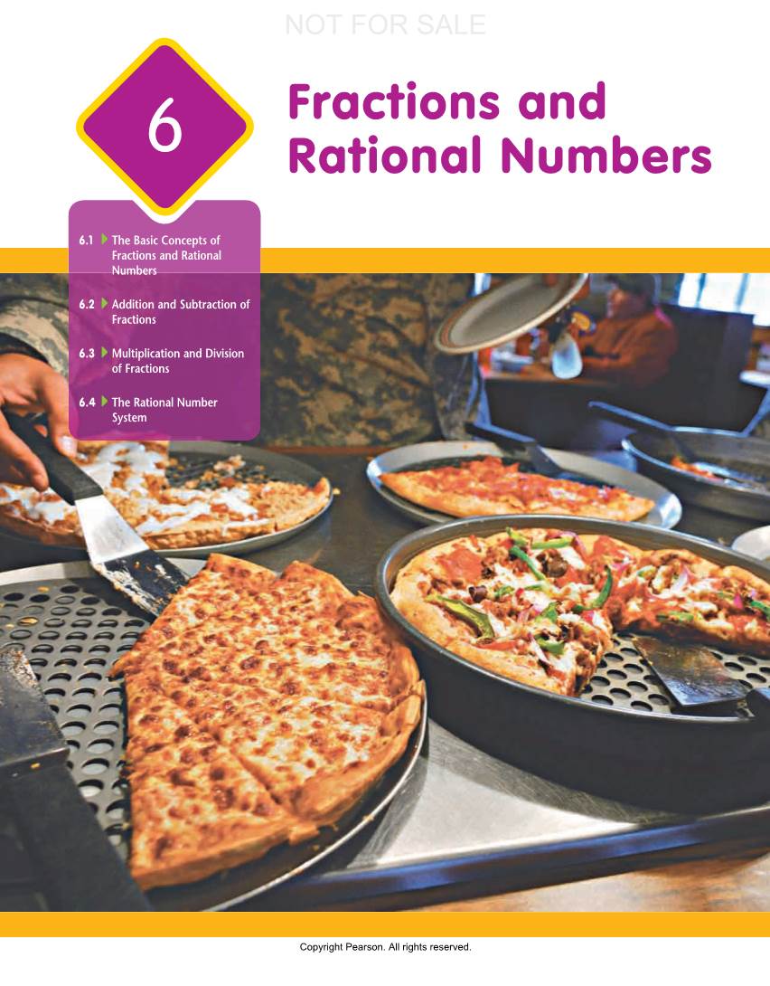 NOT for SALE Fractions and 6 Rational Numbers