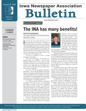 The INA Has Many Benefits!