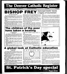 St. Patrick*S Day Special Pages 13-28 Early Christian Women of the Province