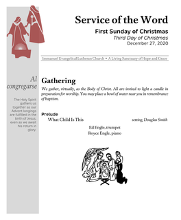 Service of the Word