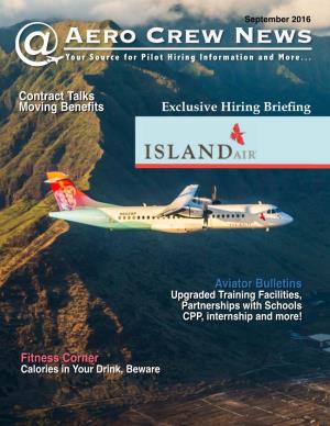 Here Applicants and Recruiters Can • Read All the Magazine Issues of Aero Crew News