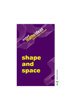 Volume 2 Shape and Space