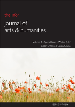 IAFOR Journal of Arts & Humanities: Volume 4 – Special Issue