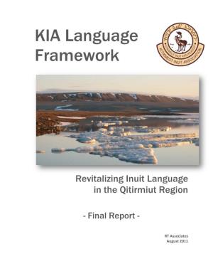 KIA Language Framework