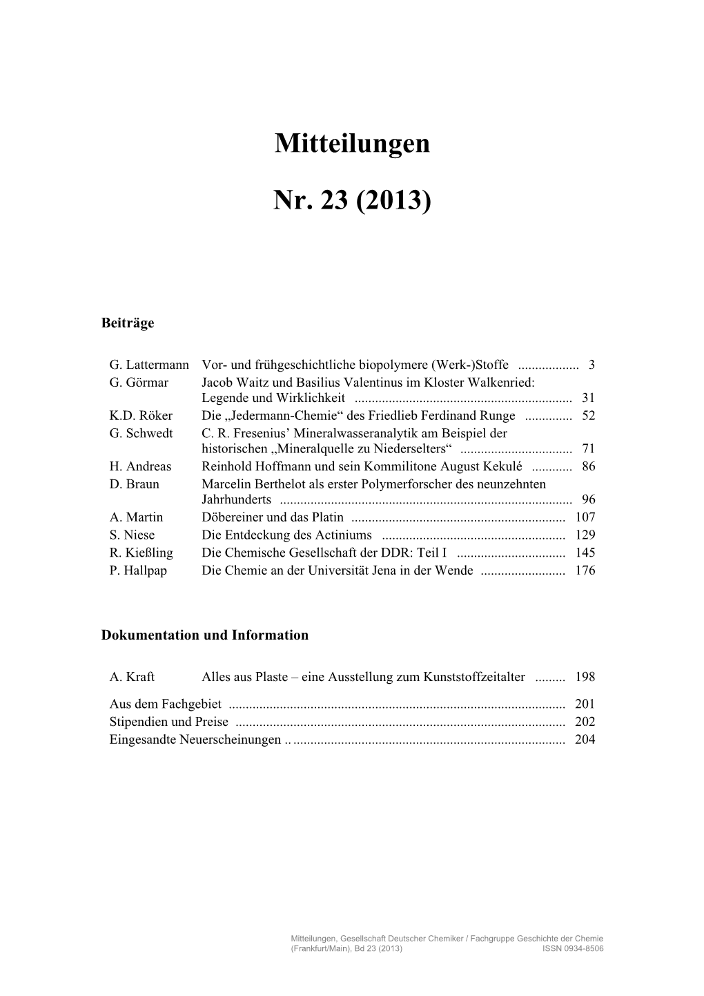 Gdch-Fachgruppe Geschichte Der Chemie, 4 (1990), S.46-47